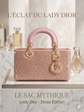 Sac à main luxe beige scintillant – finition dorée