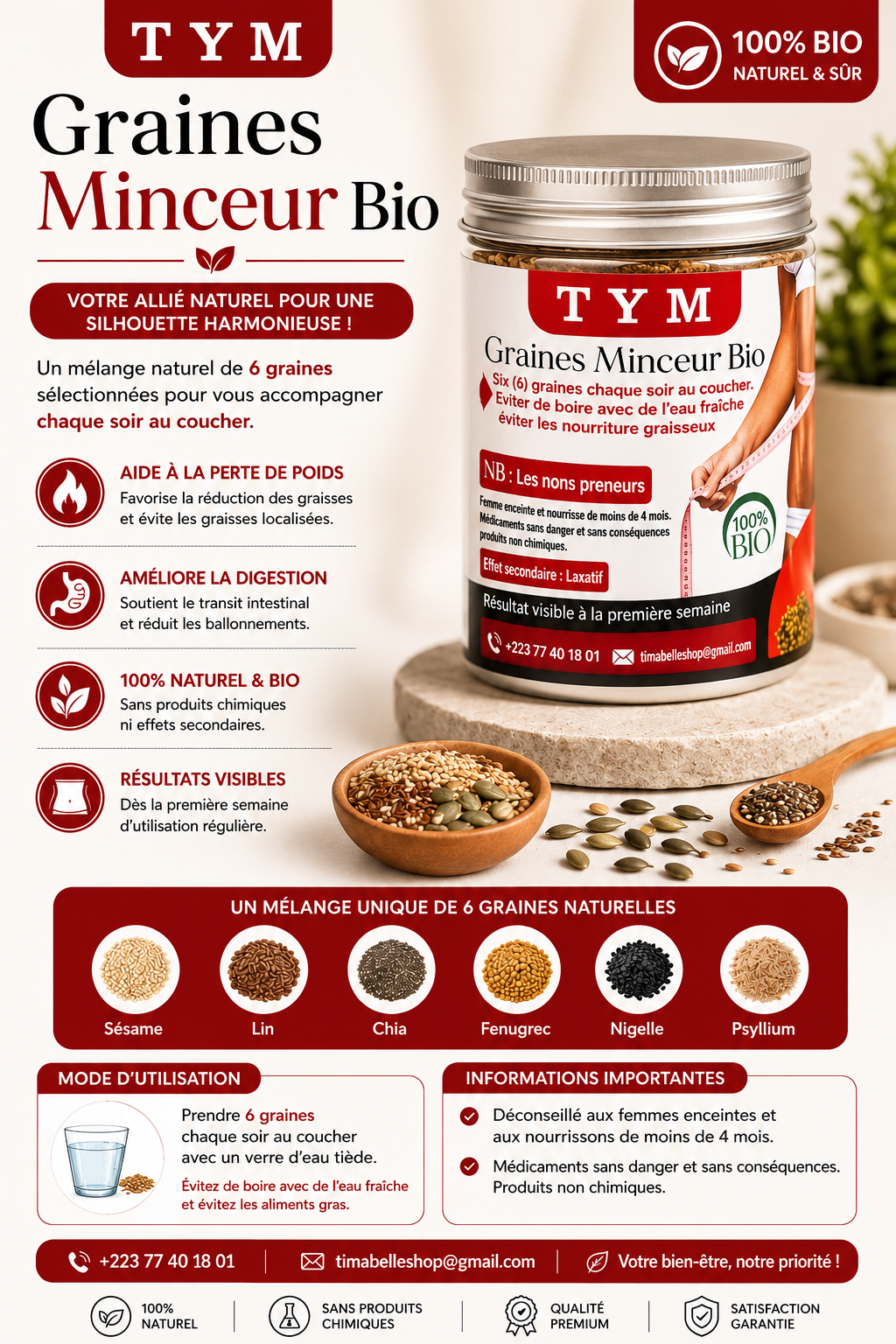 TYM – Graines Minceur Bio
